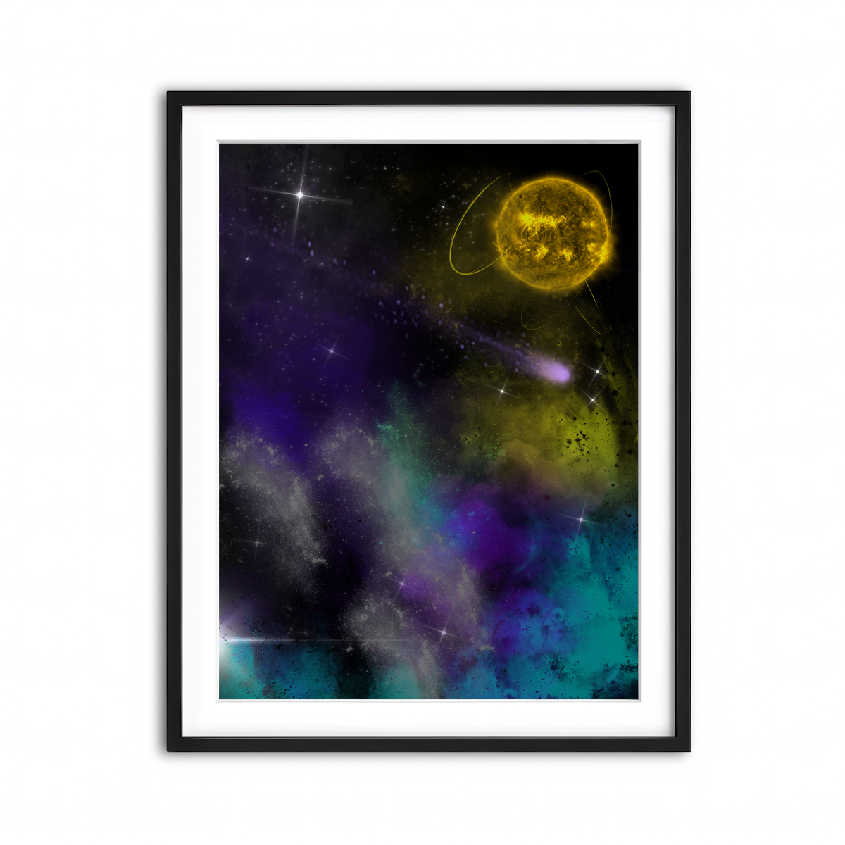 Framed Print 3x4 Black