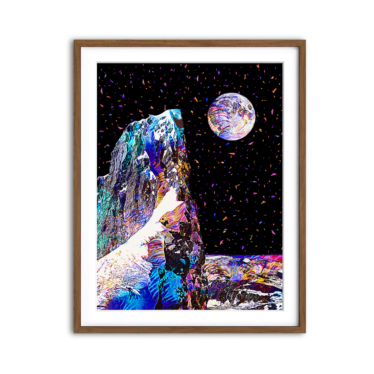 Framed Print 3x4 Walnut