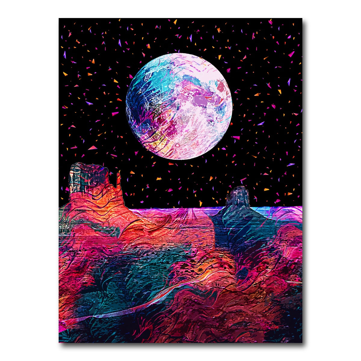 AUTO-MOCKUP WHITE | Moonscape 11 | 1 Piece | Gallery Wrap Canvas | group=3x4
