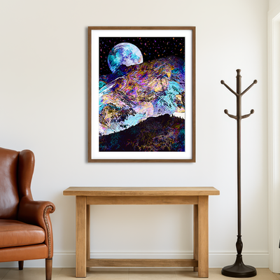 AUTO-MOCKUP ROOM | Moonscape 12 Wall Art