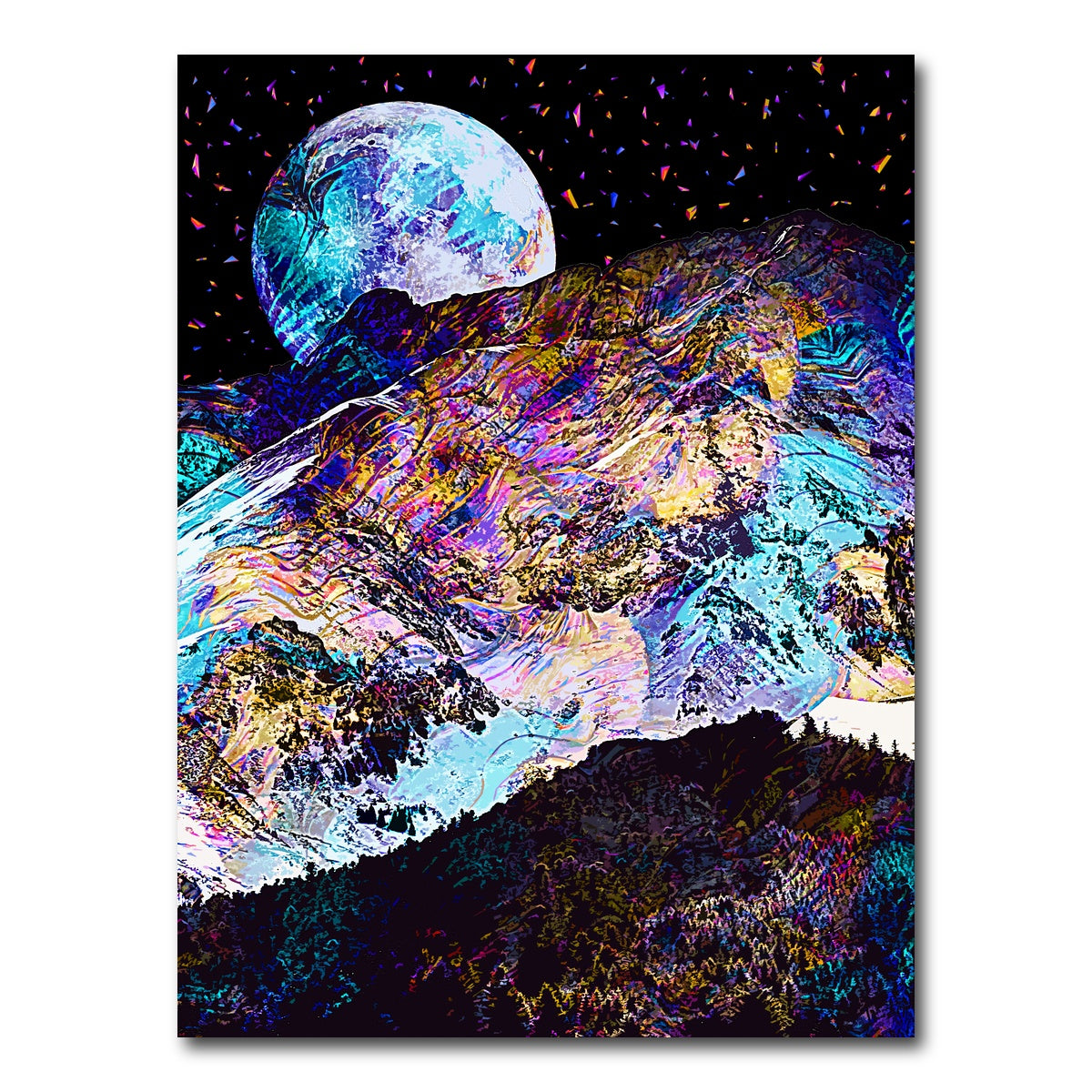 AUTO-MOCKUP WHITE | Moonscape 12 | 1 Piece | Gallery Wrap Canvas | group=3x4