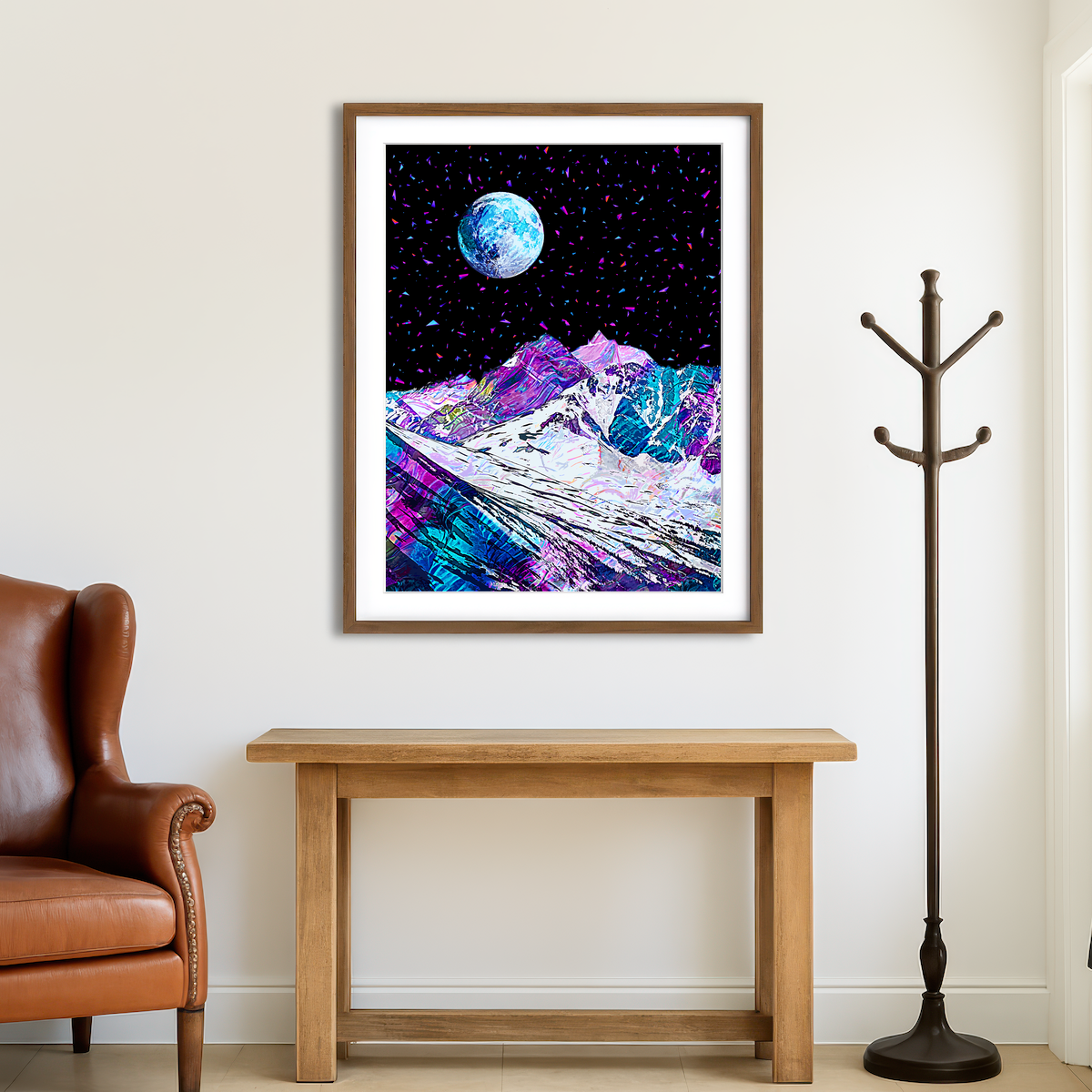 AUTO-MOCKUP ROOM | Moonscape 13 Wall Art