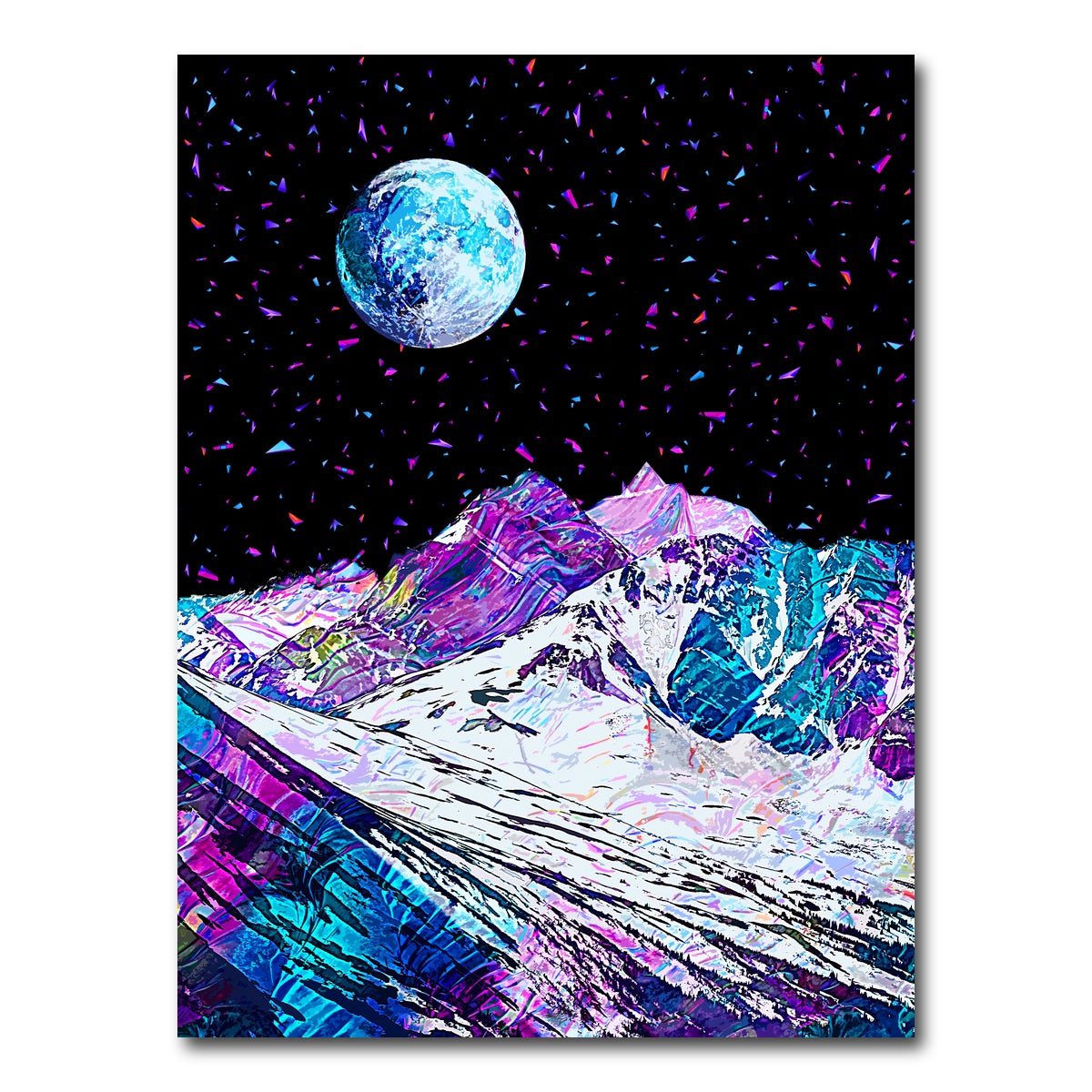 AUTO-MOCKUP WHITE | Moonscape 13 | 1 Piece | Gallery Wrap Canvas | group=3x4