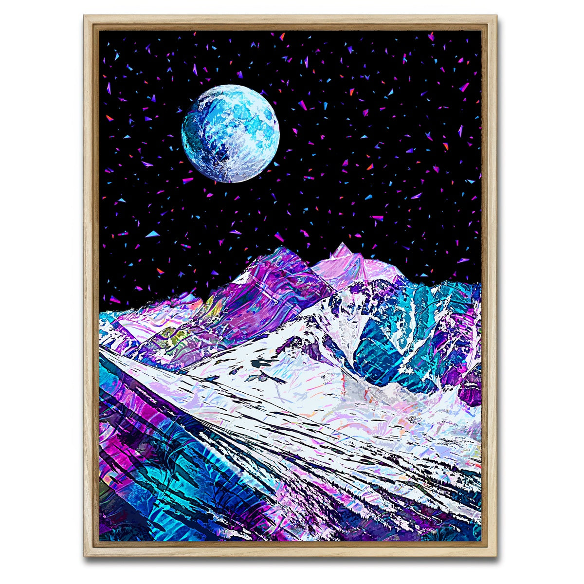 AUTO-MOCKUP WHITE | Moonscape 13 | 1 Piece | Natural Framed Canvas | group=3x4