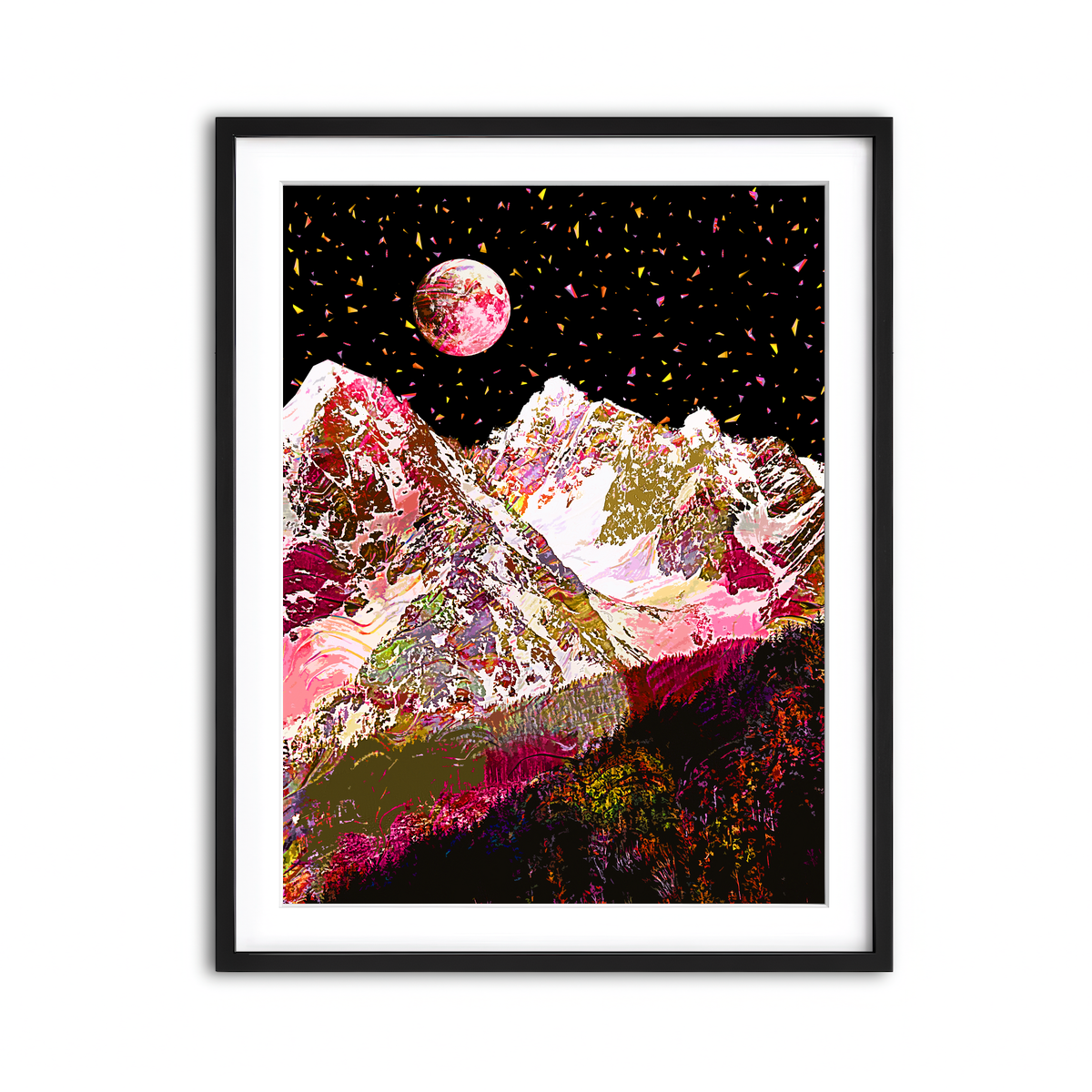 Framed Print 3x4 Black