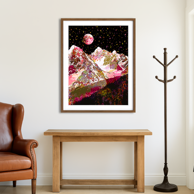 AUTO-MOCKUP ROOM | Moonscape 16 Wall Art