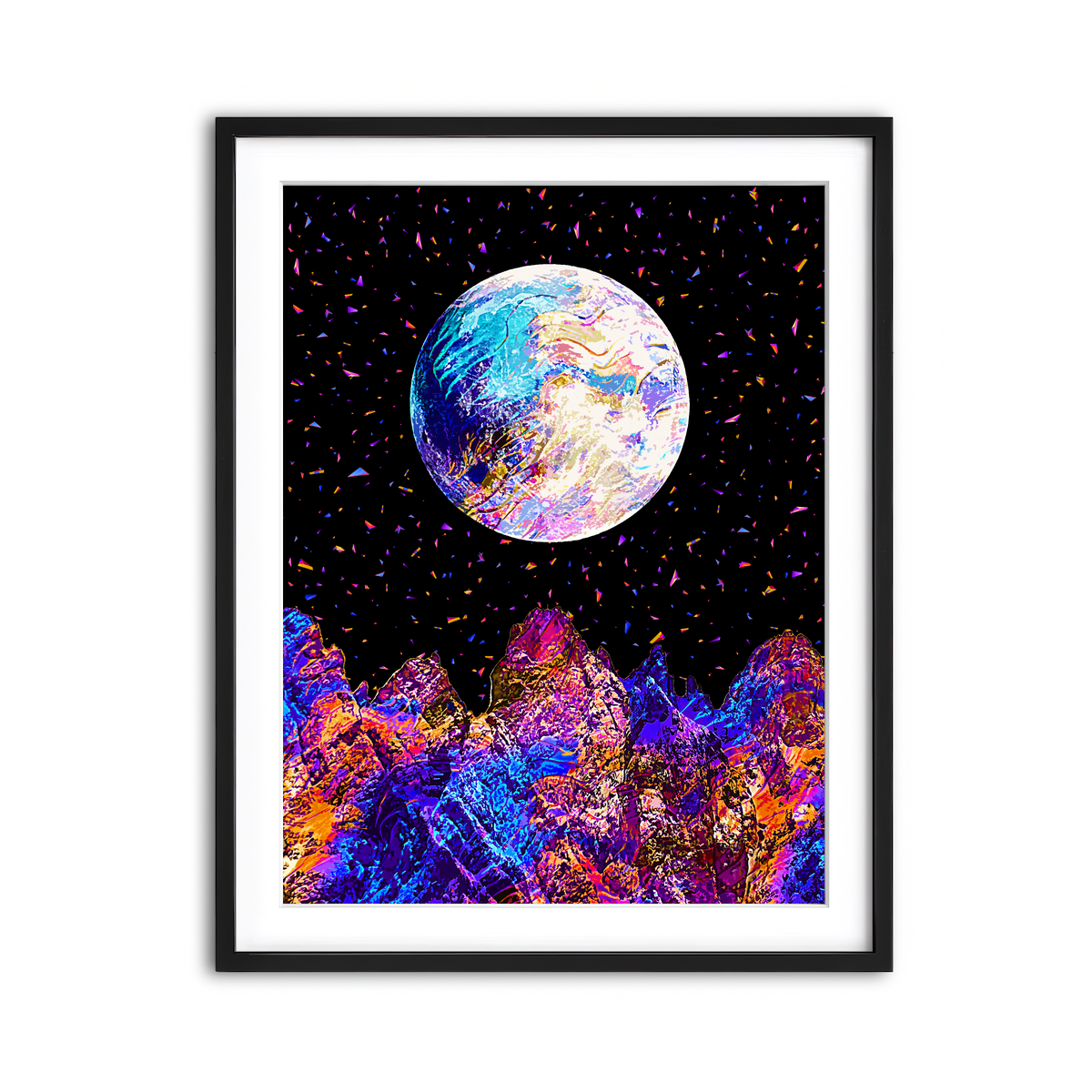 Framed Print 3x4 Black