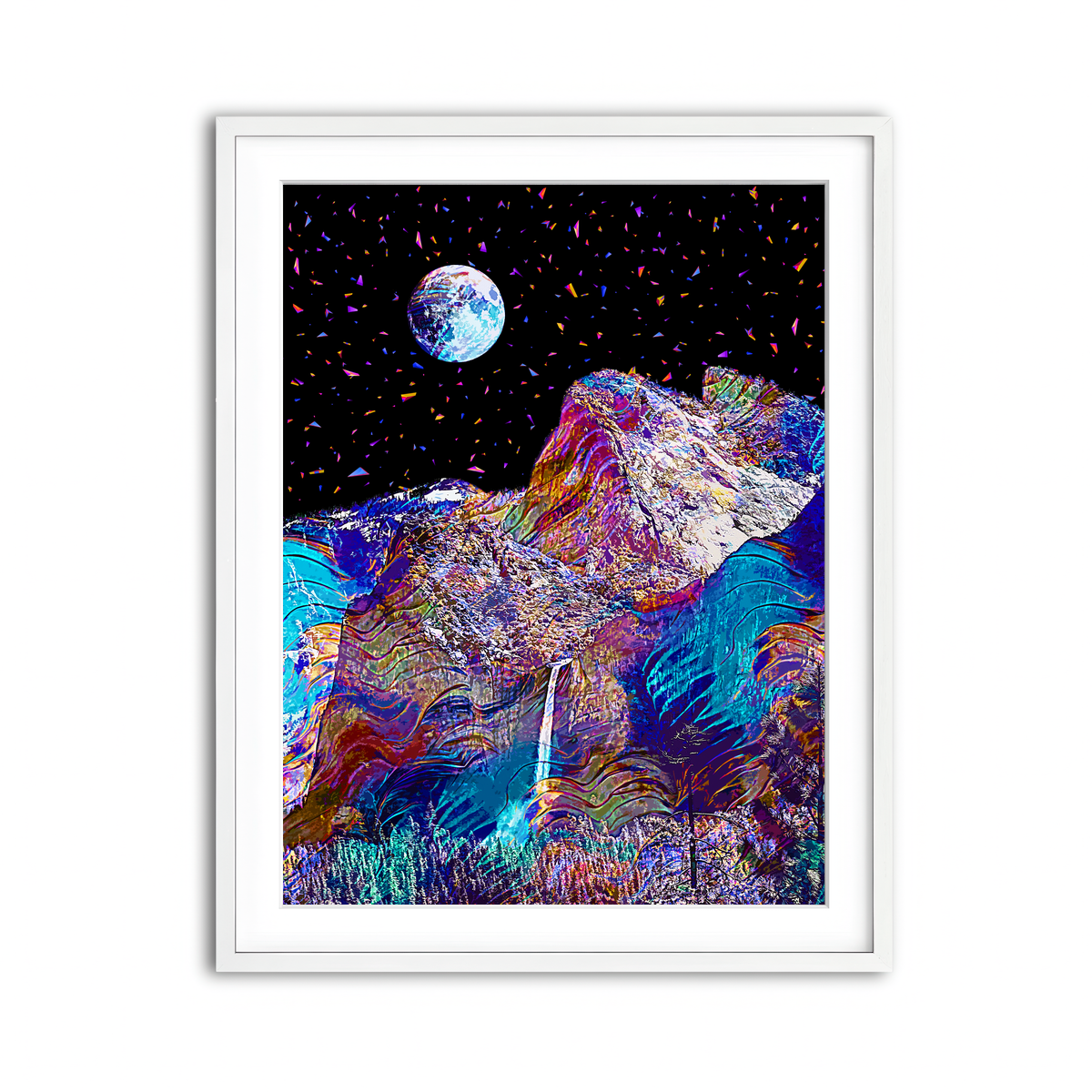 Framed Print 3x4 White