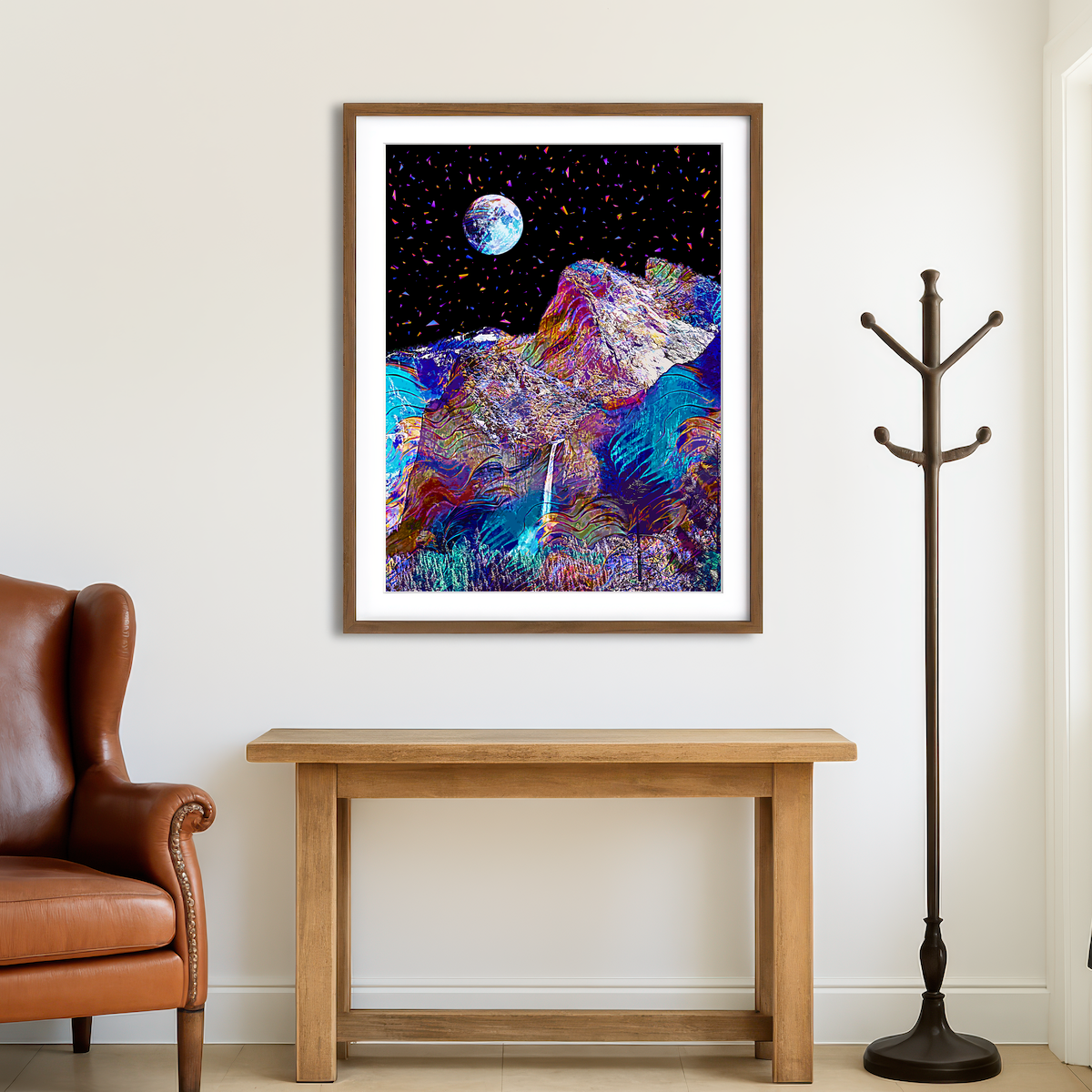 AUTO-MOCKUP ROOM | Moonscape 19 Wall Art