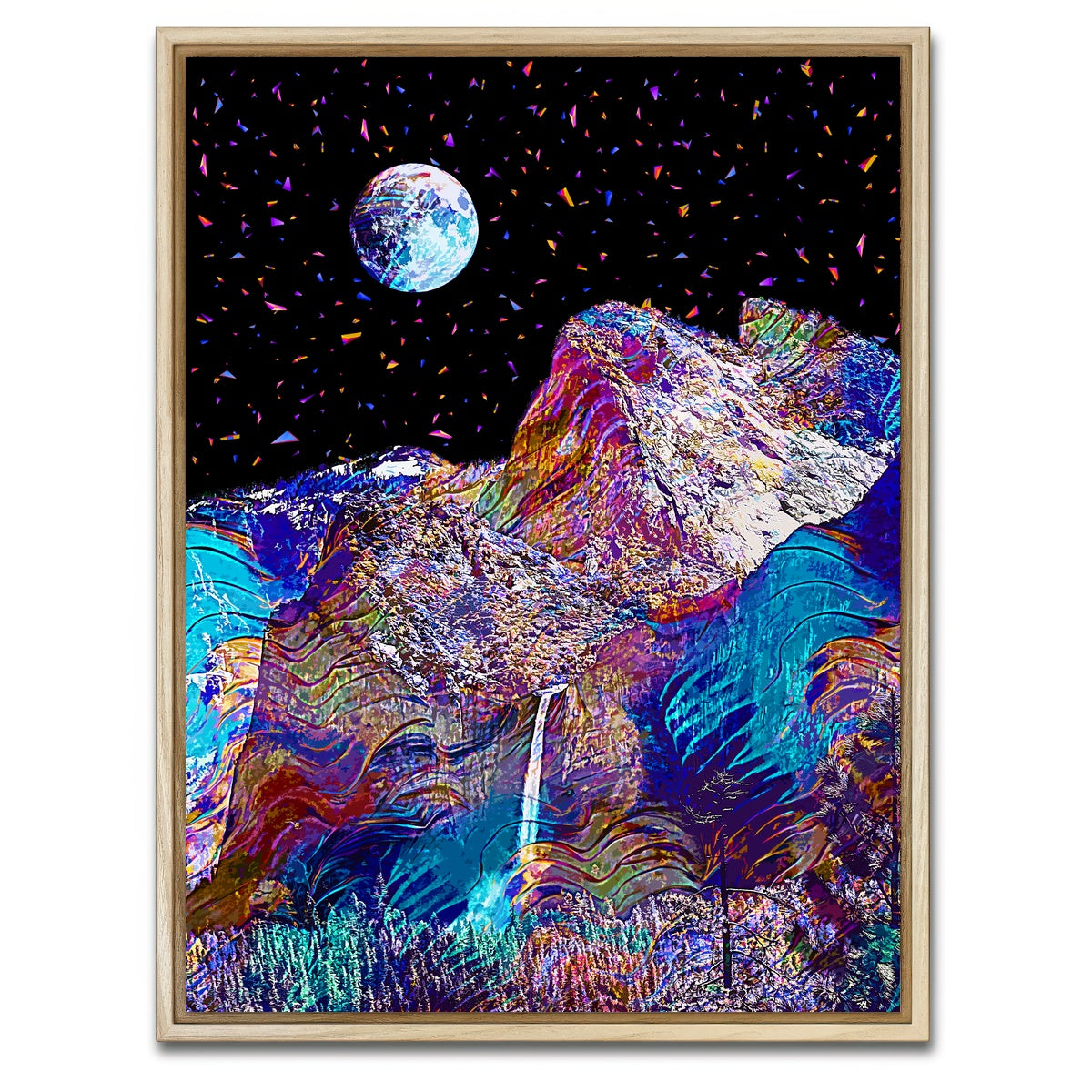 AUTO-MOCKUP WHITE | Moonscape 19 | 1 Piece | Natural Framed Canvas | group=3x4