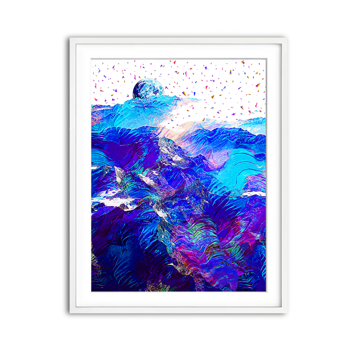 Framed Print 3x4 White