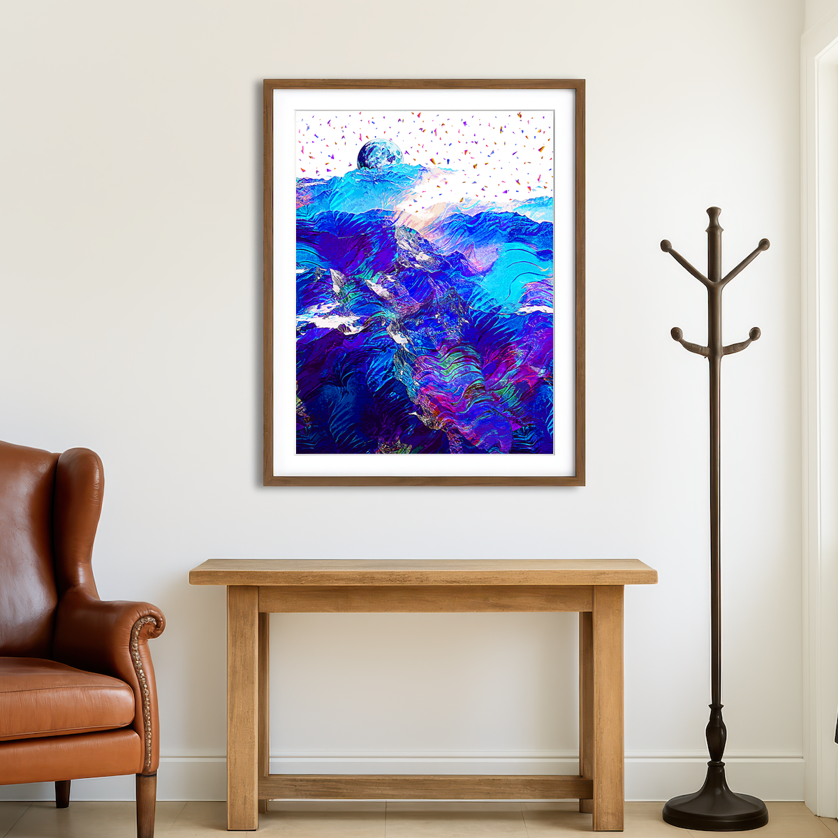 AUTO-MOCKUP ROOM | Moonscape 1 Wall Art