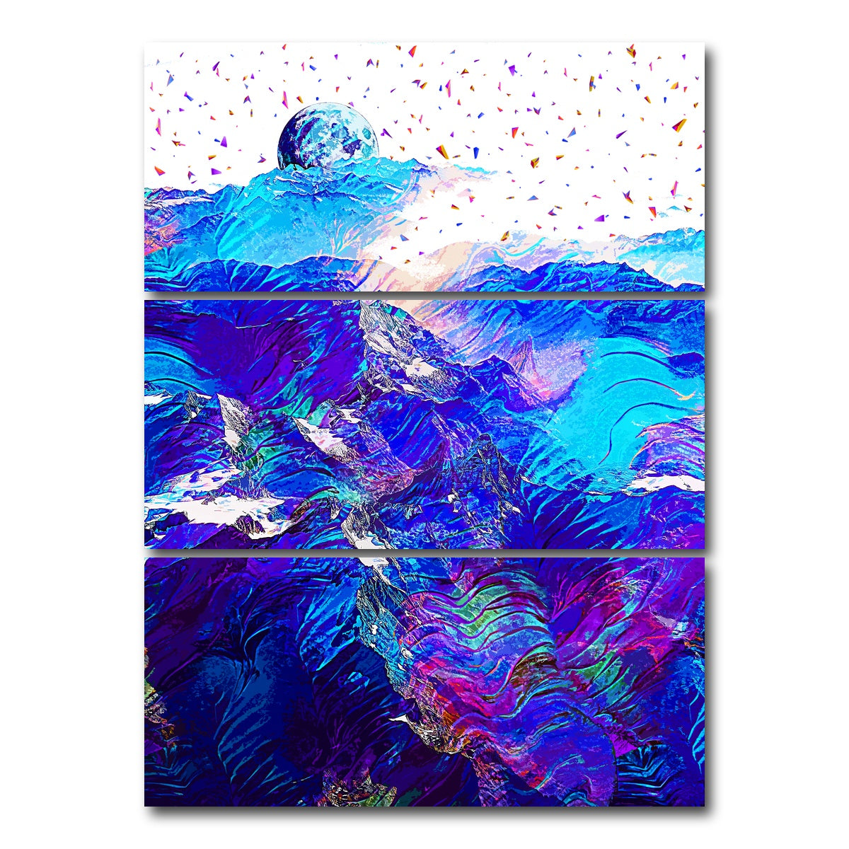 AUTO-MOCKUP WHITE | Moonscape 1 | 3 Piece | Gallery Wrap Canvas | group=8x18_stacked