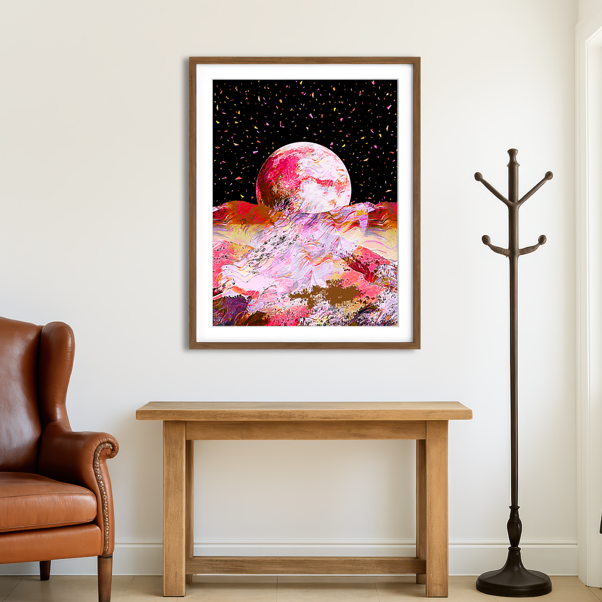 AUTO-MOCKUP ROOM | Moonscape 2 Wall Art