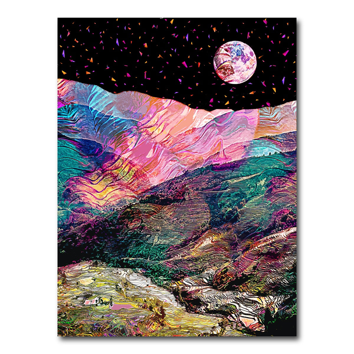 AUTO-MOCKUP WHITE | Moonscape 3 | 1 Piece | Gallery Wrap Canvas | group=3x4