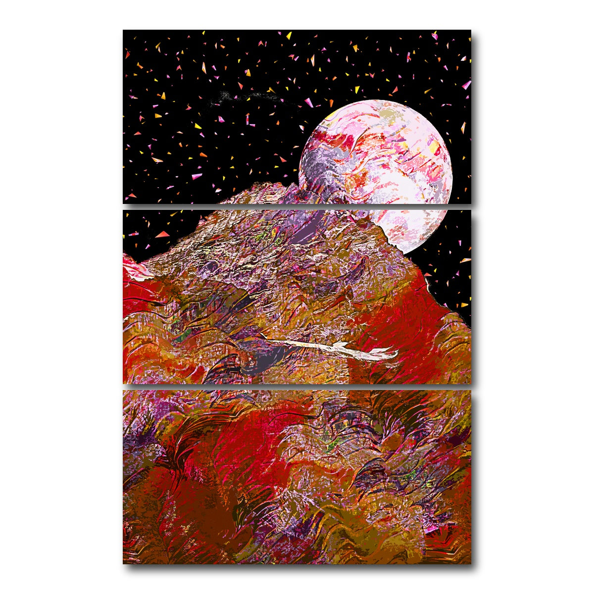 AUTO-MOCKUP WHITE | Moonscape 4 | 3 Piece | Gallery Wrap Canvas | group=12x24_stacked