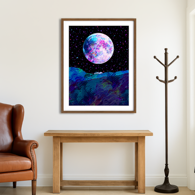 AUTO-MOCKUP ROOM | Moonscape 6 Wall Art
