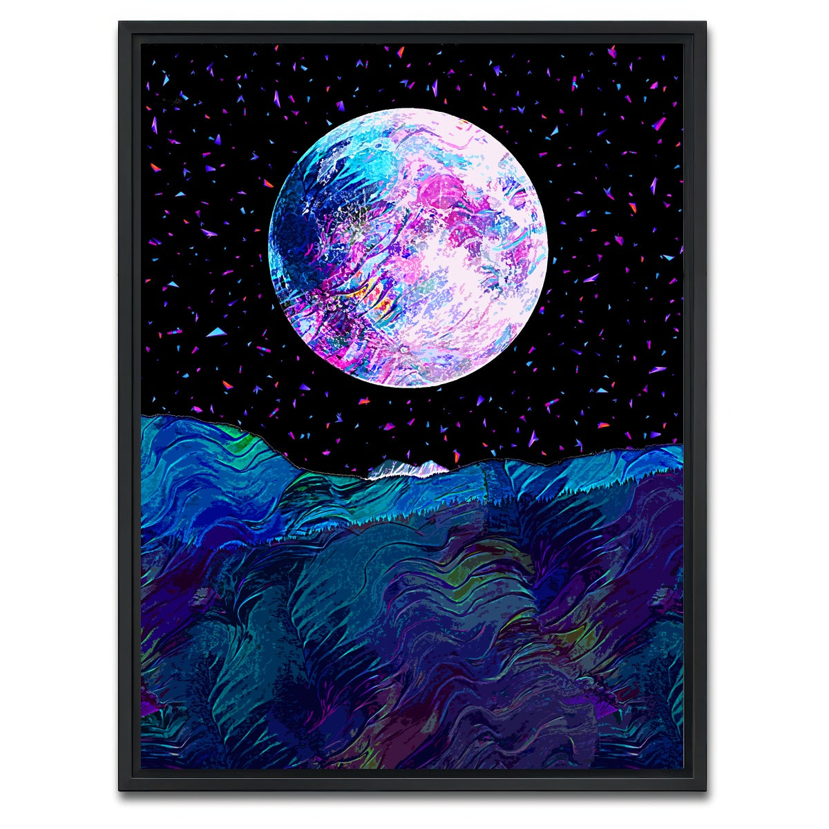 AUTO-MOCKUP WHITE | Moonscape 6 | 1 Piece | Black Framed Canvas | group=3x4