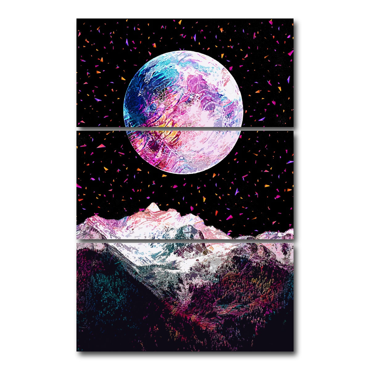 AUTO-MOCKUP WHITE | Moonscape 7 | 3 Piece | Gallery Wrap Canvas | group=12x24_stacked