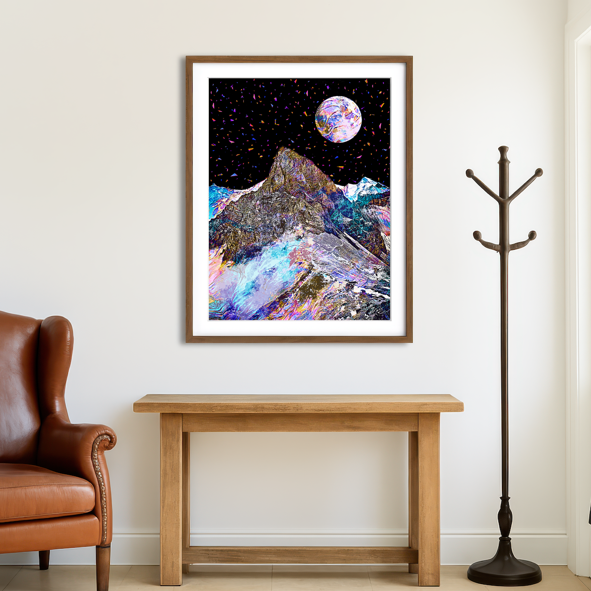 AUTO-MOCKUP ROOM | Moonscape 8 Wall Art