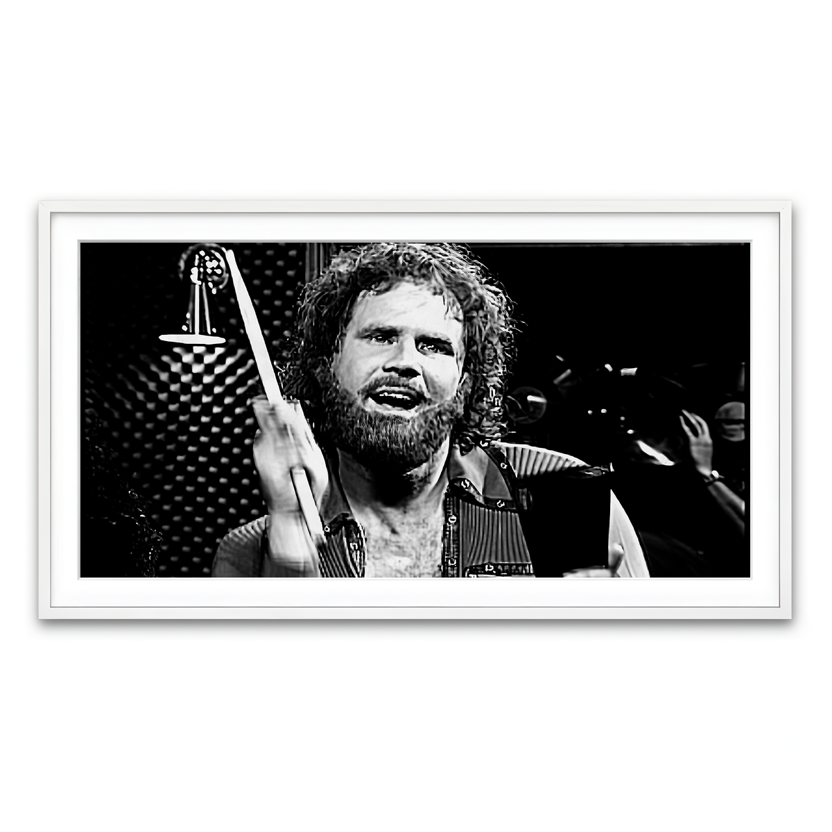 Framed Print 2x1 White