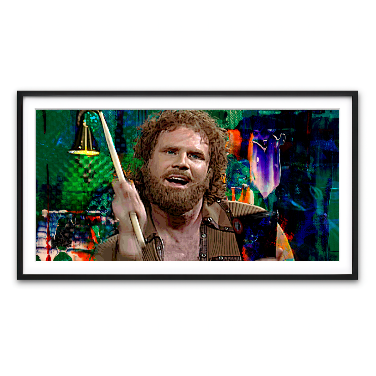 Framed Print 2x1 Black