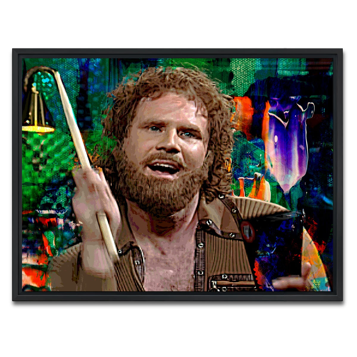 AUTO-MOCKUP WHITE | More Cowbell | 1 Piece | Black Framed Canvas | group=4x3