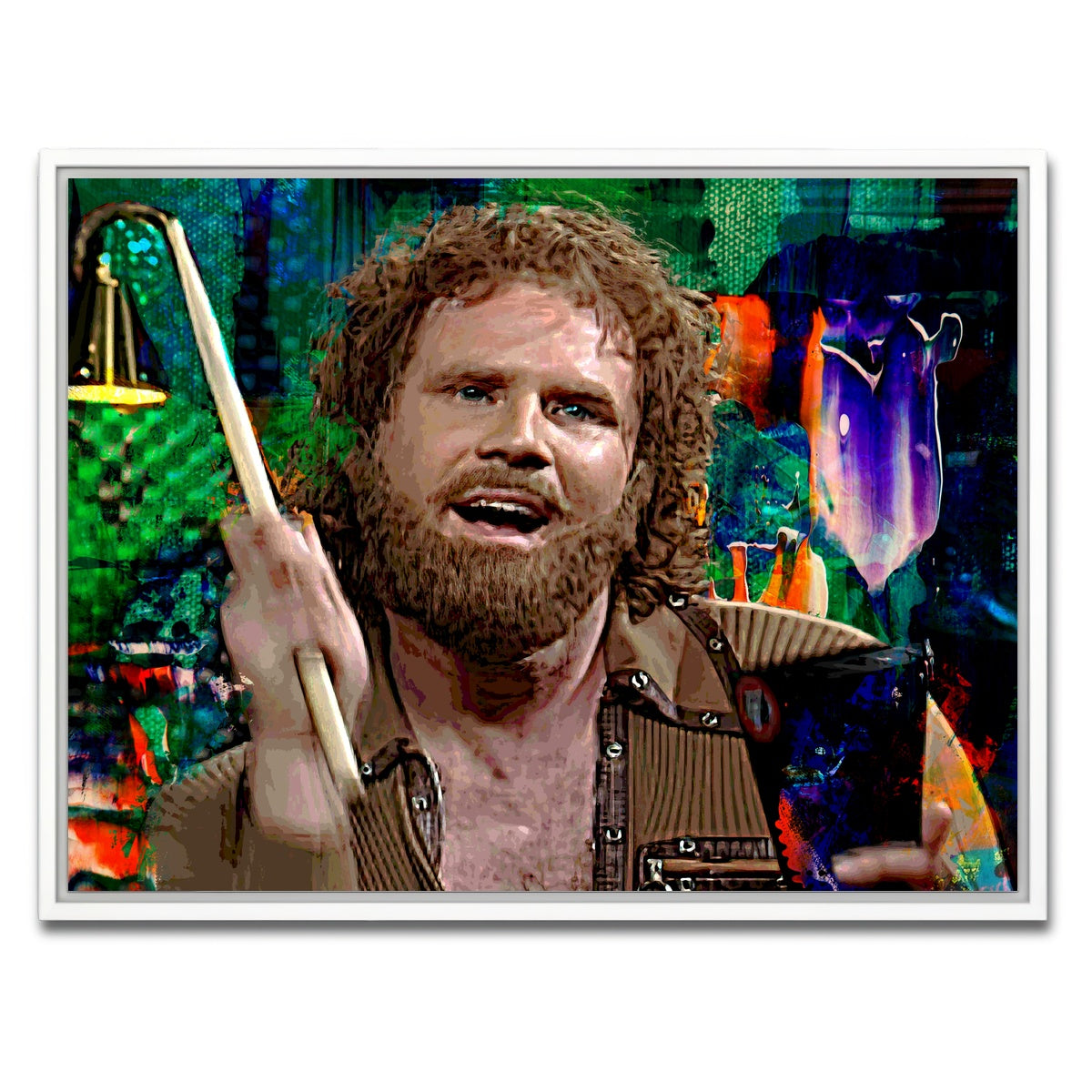 AUTO-MOCKUP WHITE | More Cowbell | 1 Piece | White Framed Canvas | group=4x3