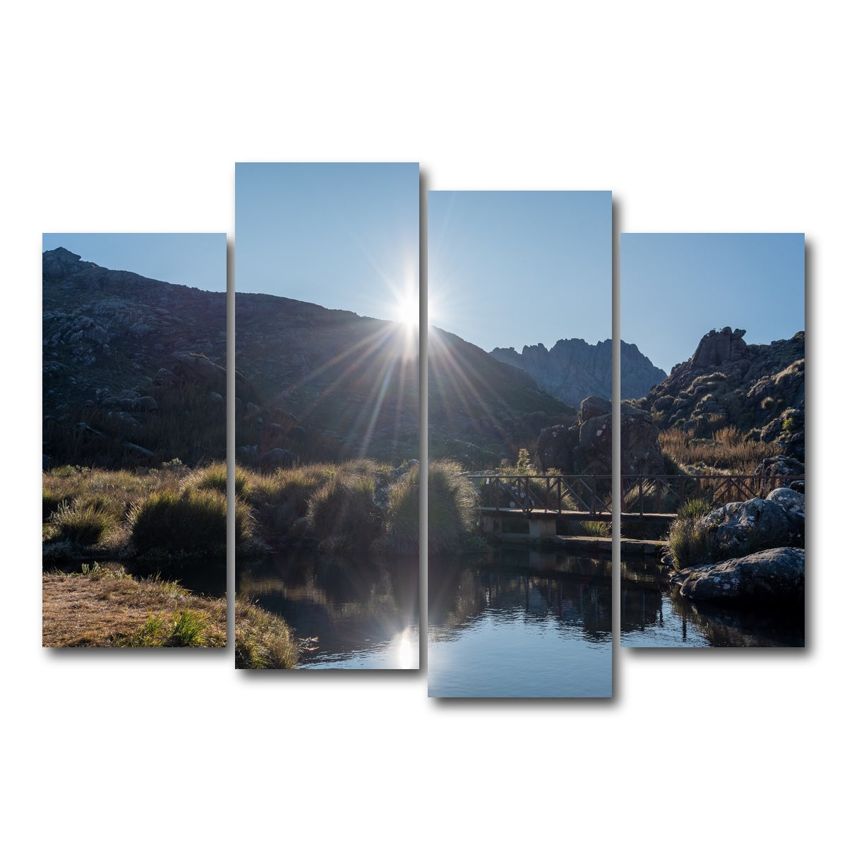 AUTO-MOCKUP WHITE | Morning - Itatiaia National Park Brazil | 4 Piece | Gallery Wrap Canvas | group=4_normal
