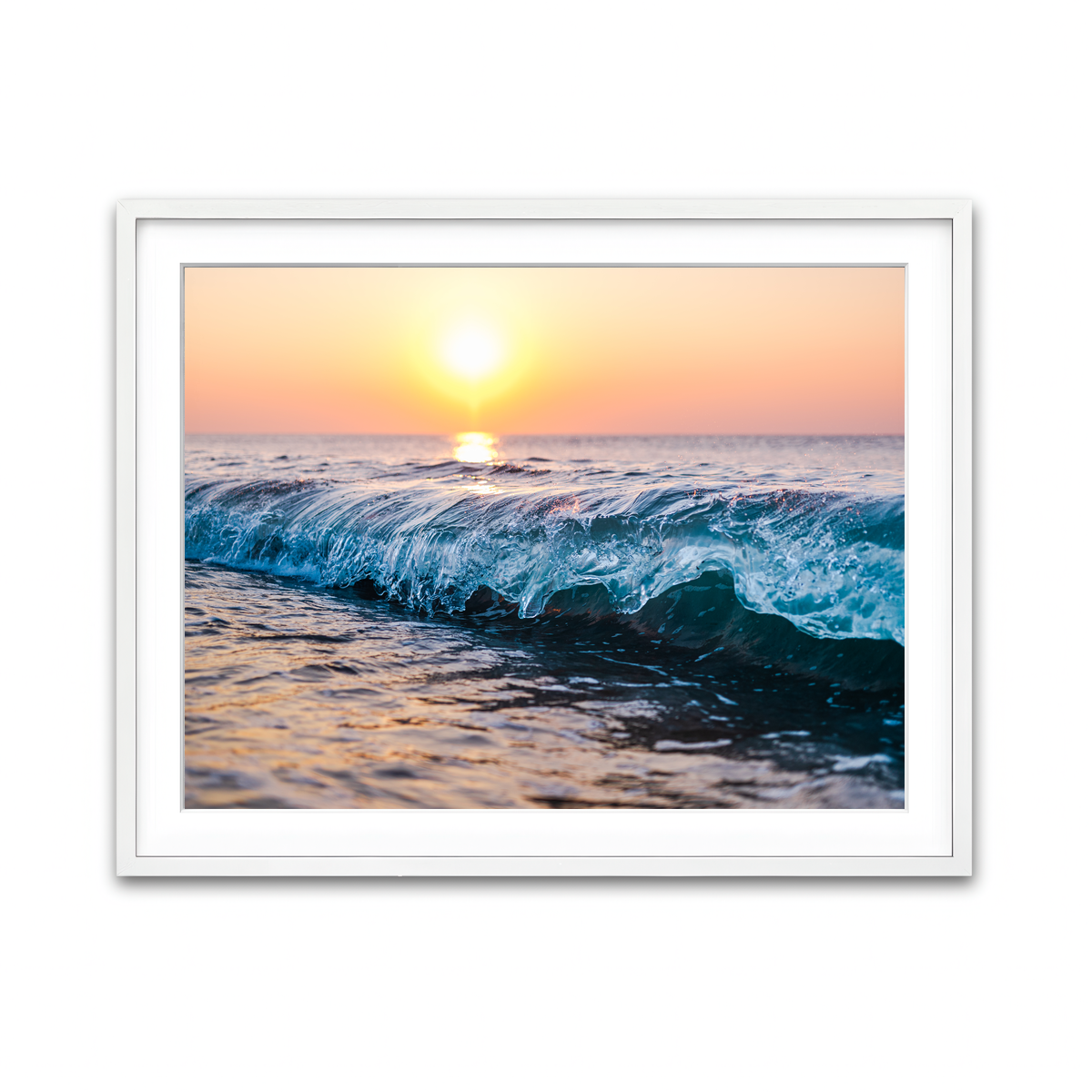 Framed Print 4x3 White