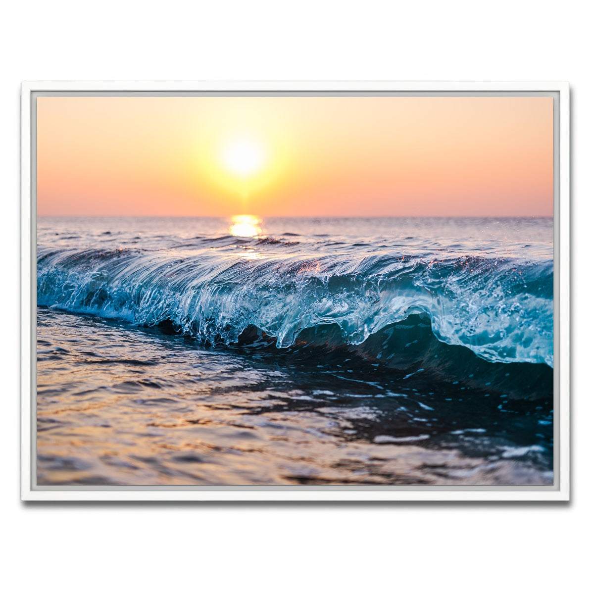 AUTO-MOCKUP WHITE | Morning Break | 1 Piece | White Framed Canvas | group=4x3