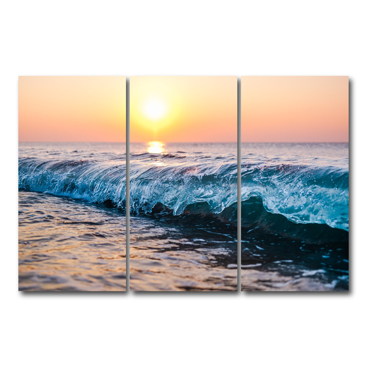 AUTO-MOCKUP WHITE | Morning Break | 3 Piece | Gallery Wrap Canvas | group=12x24
