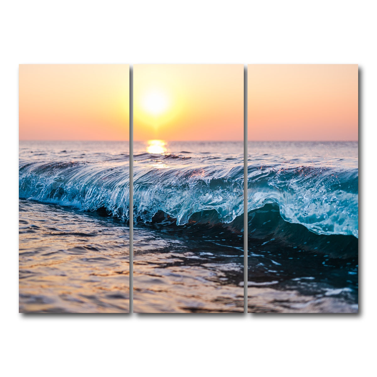 AUTO-MOCKUP WHITE | Morning Break | 3 Piece | Gallery Wrap Canvas | group=8x18