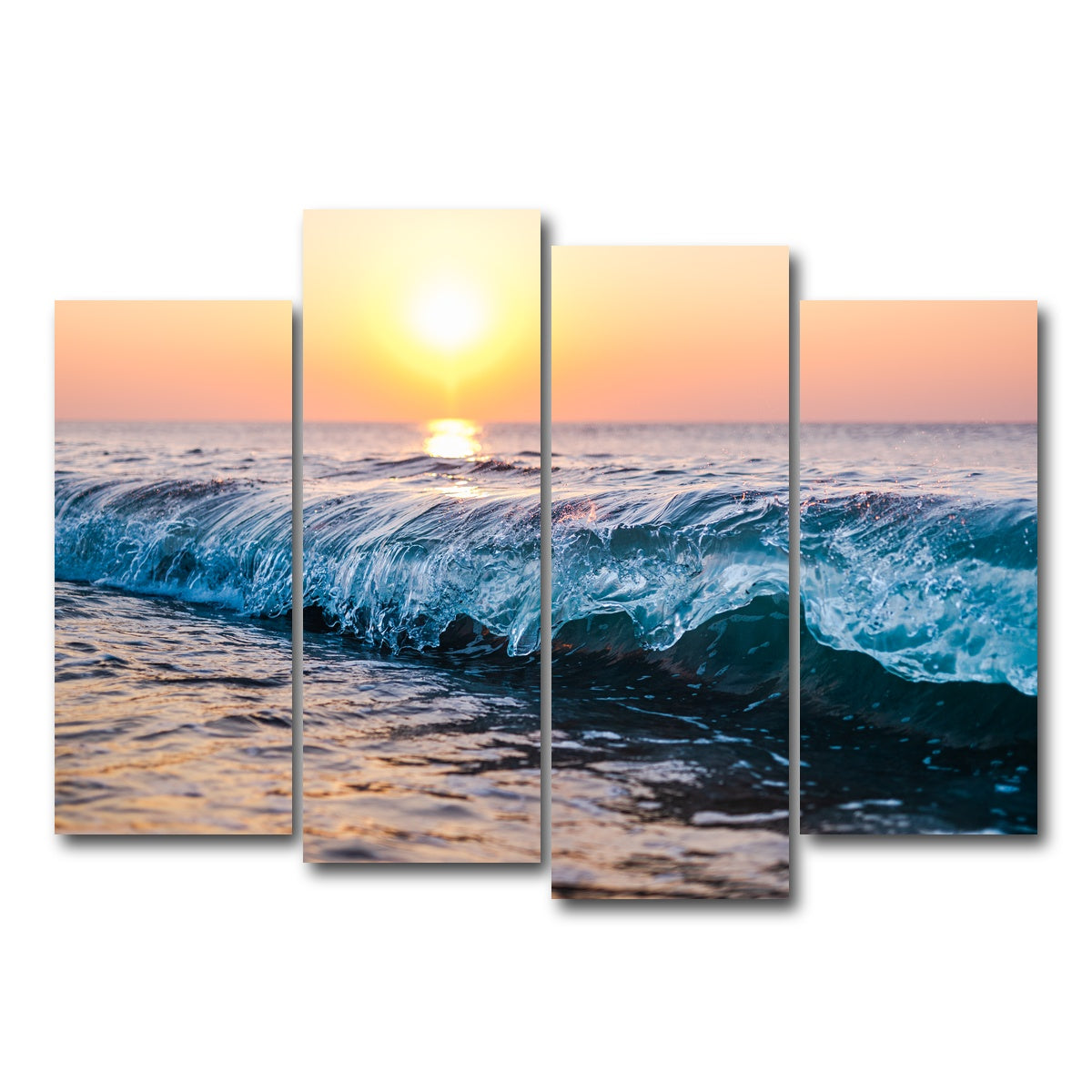 AUTO-MOCKUP WHITE | Morning Break | 4 Piece | Gallery Wrap Canvas | group=4_normal