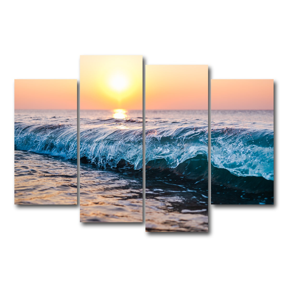 AUTO-MOCKUP WHITE | Morning Break | 4 Piece | Gallery Wrap Canvas | group=4_short