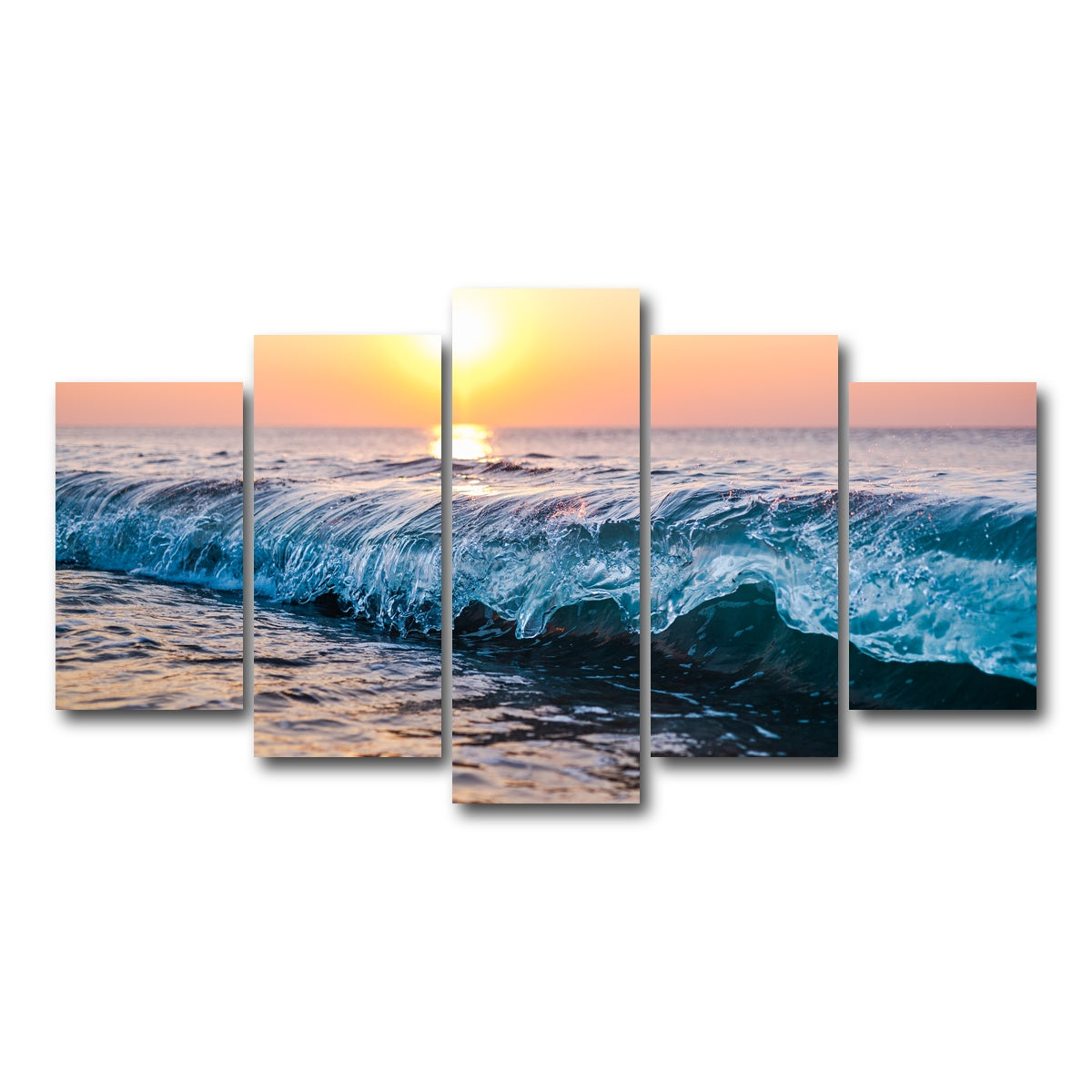 AUTO-MOCKUP WHITE | Morning Break | 5 Piece | Gallery Wrap Canvas | group=5_normal