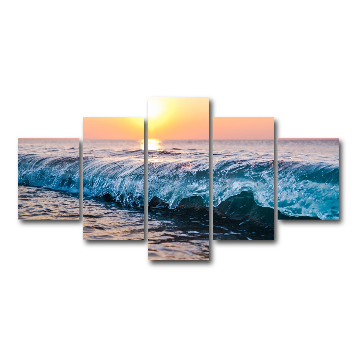 AUTO-MOCKUP WHITE | Morning Break | 5 Piece | Gallery Wrap Canvas | group=5_short