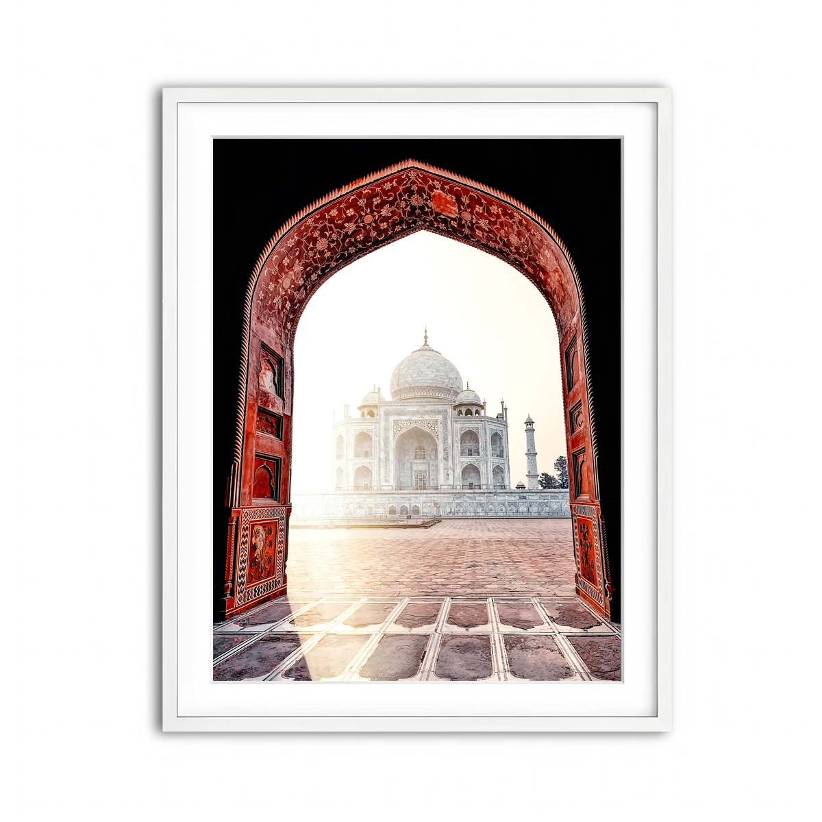 Framed Print 3x4 White