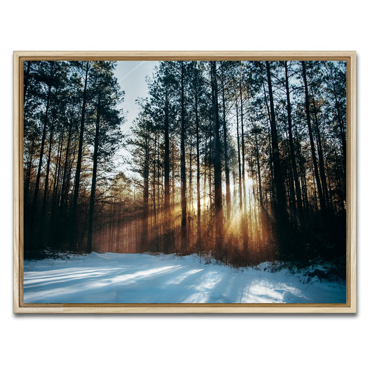 AUTO-MOCKUP WHITE | Morning Light | 1 Piece | Natural Framed Canvas | group=4x3
