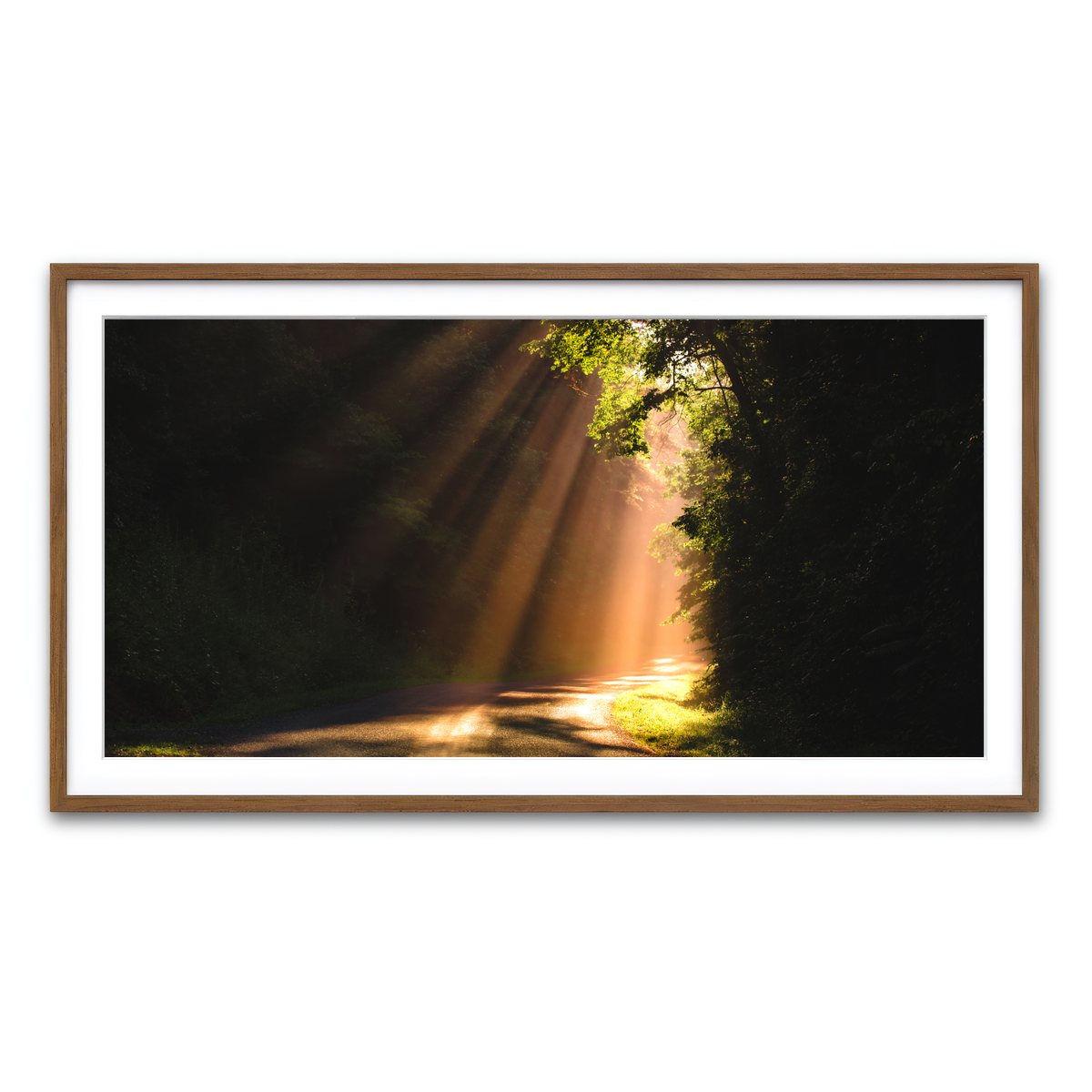 Framed Print 2x1 Walnut