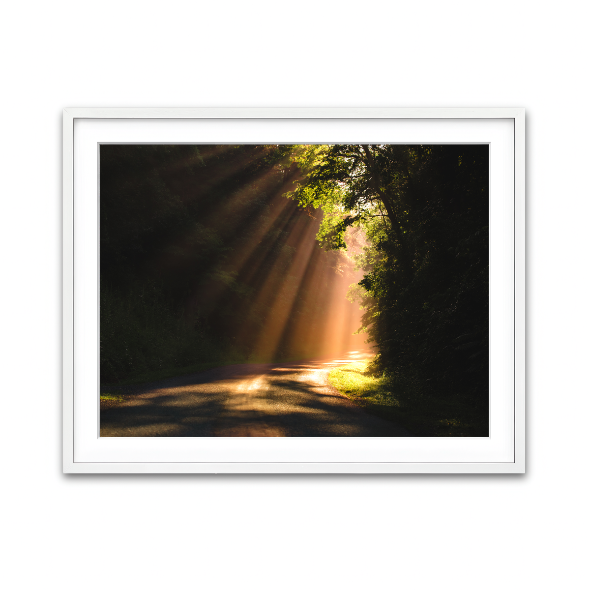 Framed Print 4x3 White