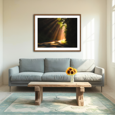 AUTO-MOCKUP ROOM | Morning Rays Wall Art
