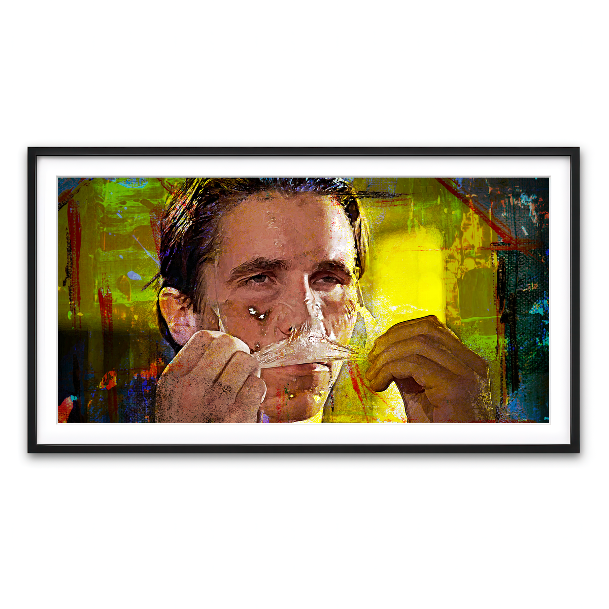 Framed Print 2x1 Black