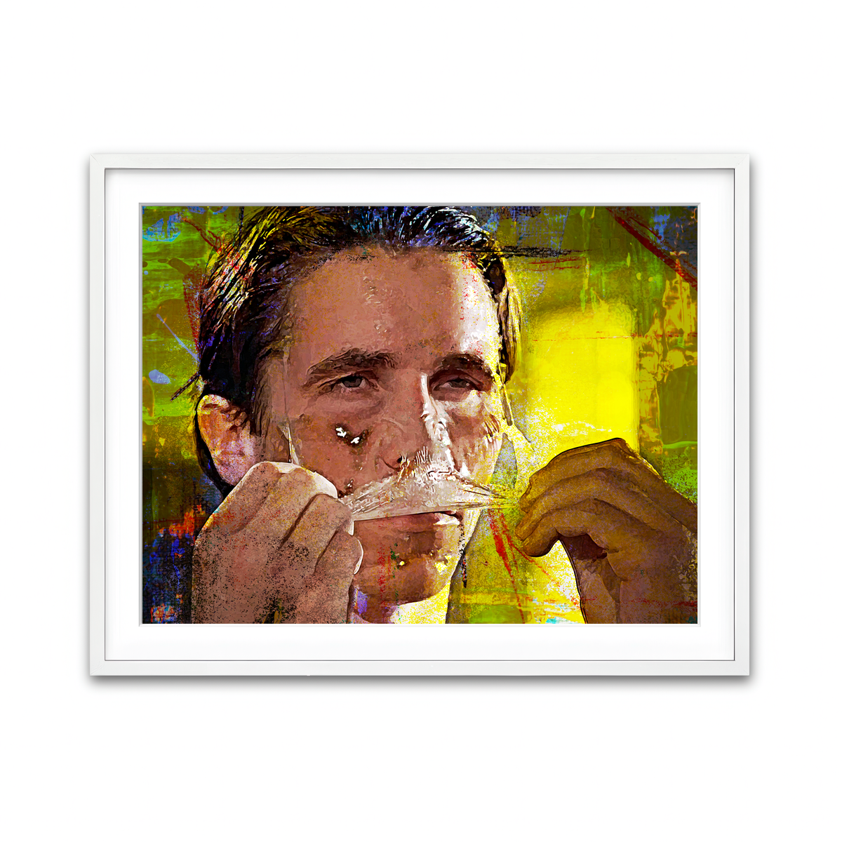 Framed Print 4x3 White