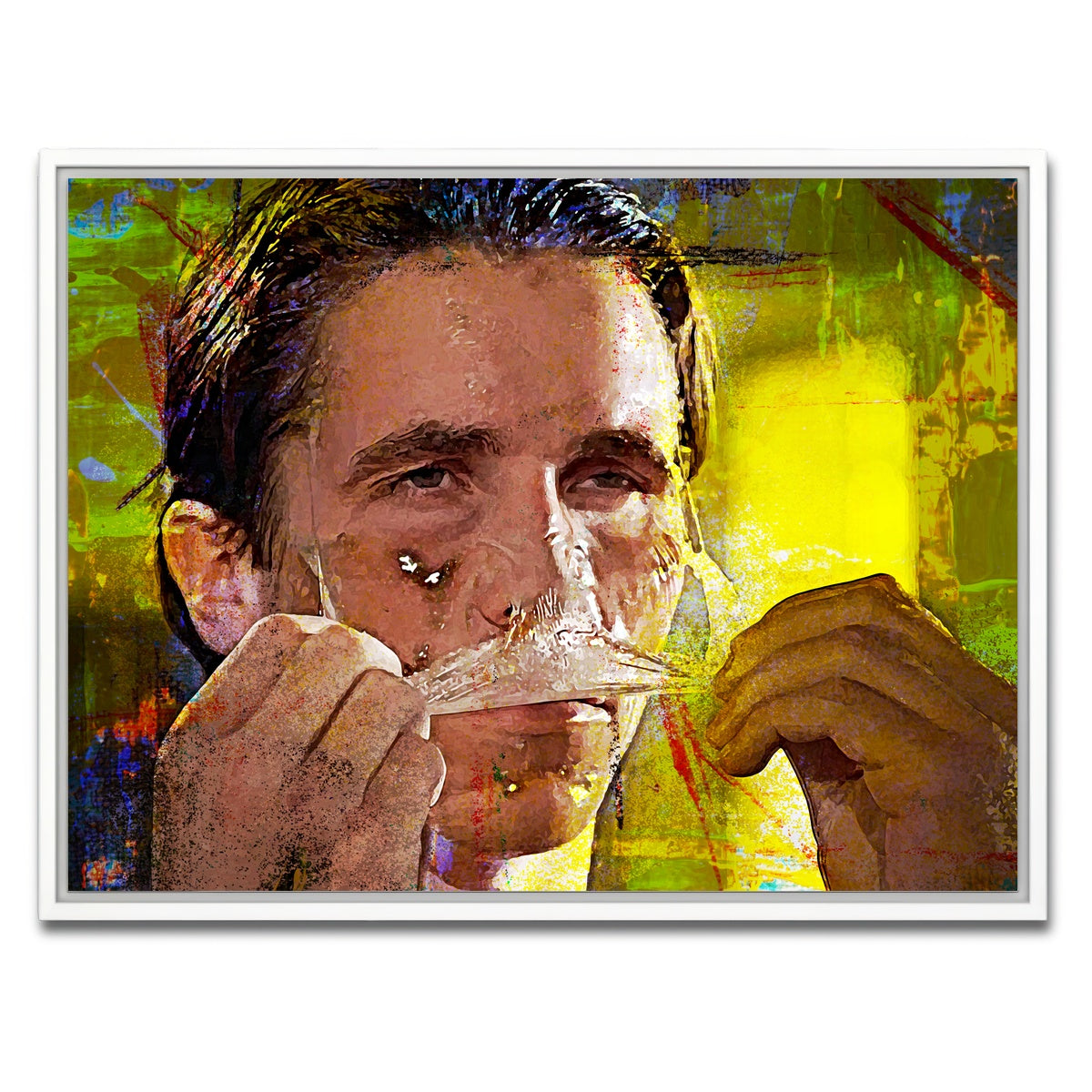 AUTO-MOCKUP WHITE | Morning Routine | 1 Piece | White Framed Canvas | group=4x3