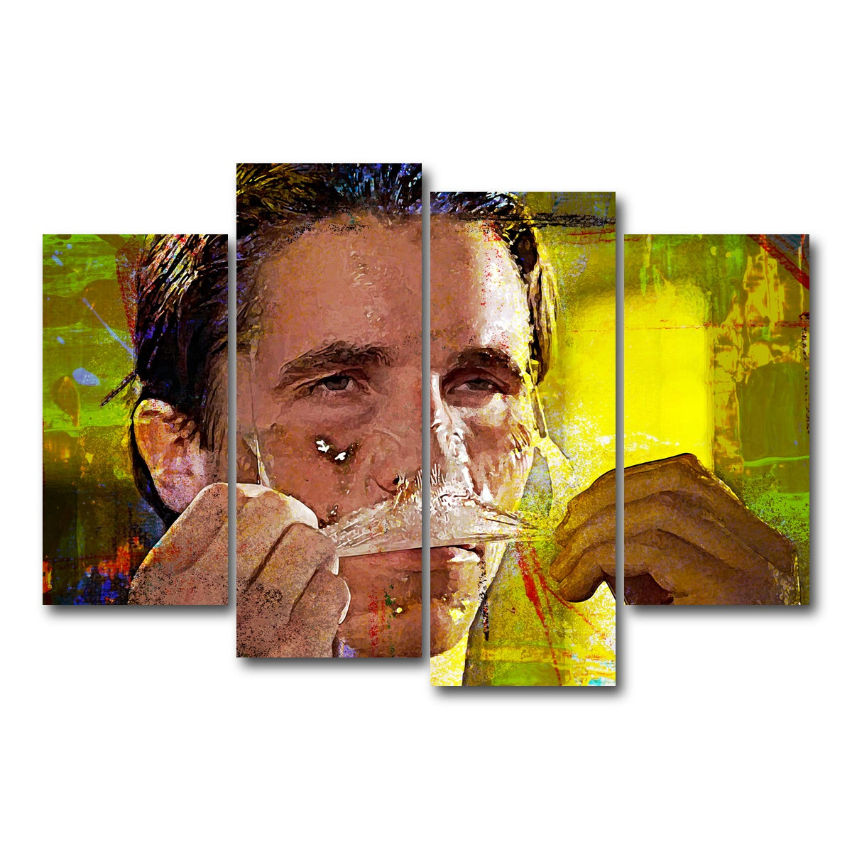 AUTO-MOCKUP WHITE | Morning Routine | 4 Piece | Gallery Wrap Canvas | group=4_short