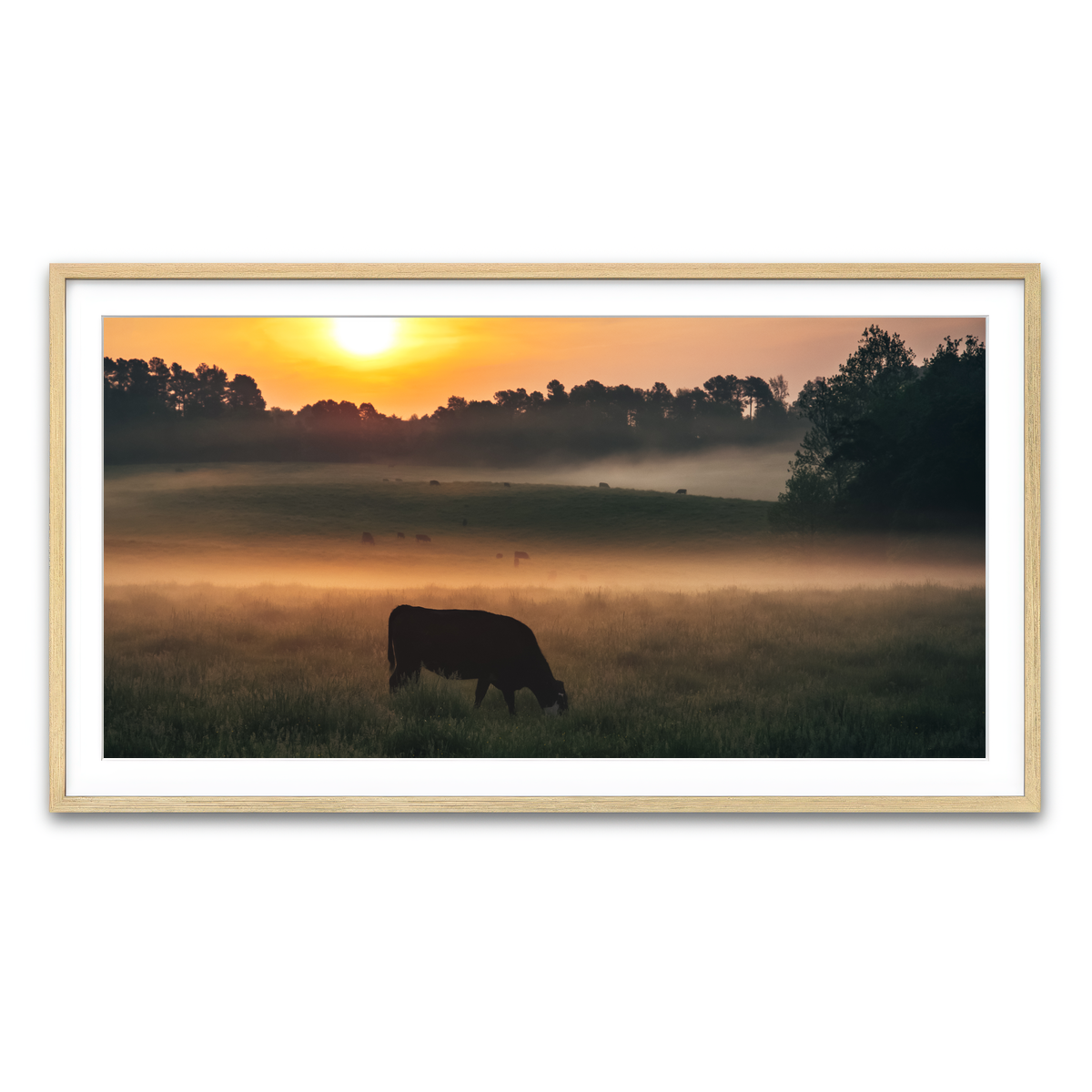 Framed Print 2x1 Natural