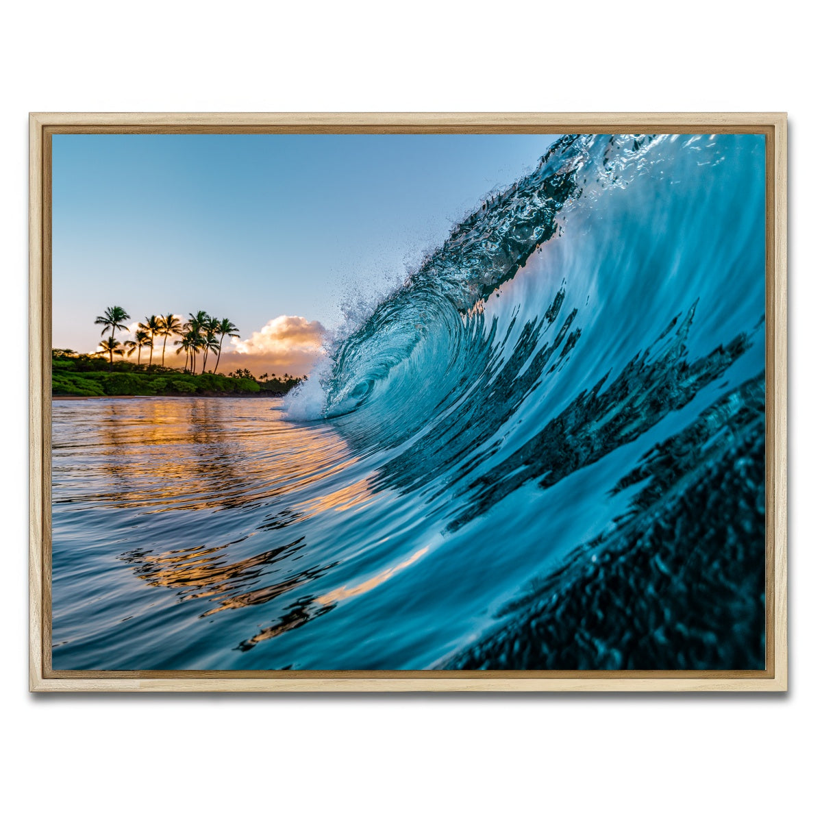 AUTO-MOCKUP WHITE | Morning Wave | 1 Piece | Natural Framed Canvas | group=4x3