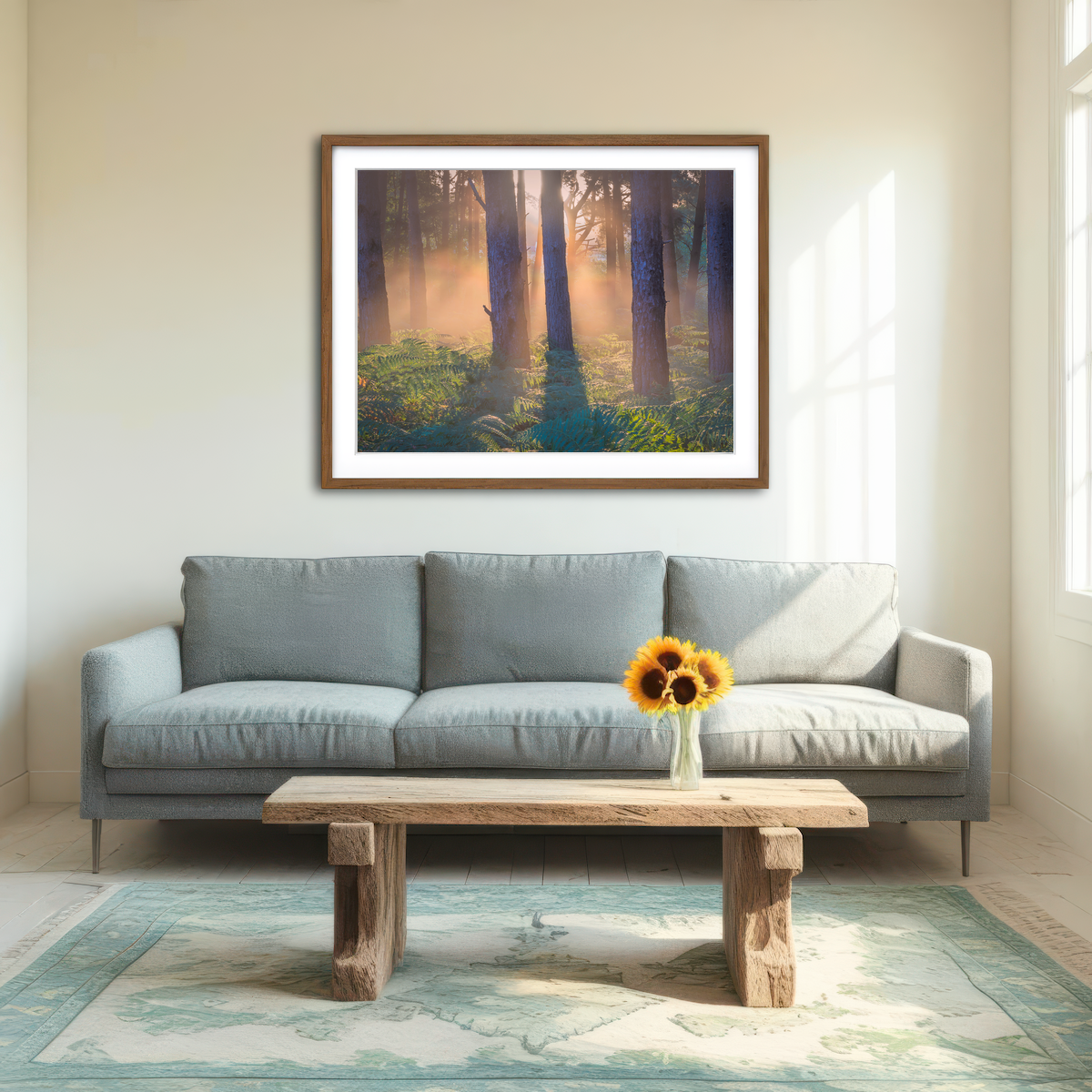 AUTO-MOCKUP ROOM | Morning in Reigate Heath Wall Art
