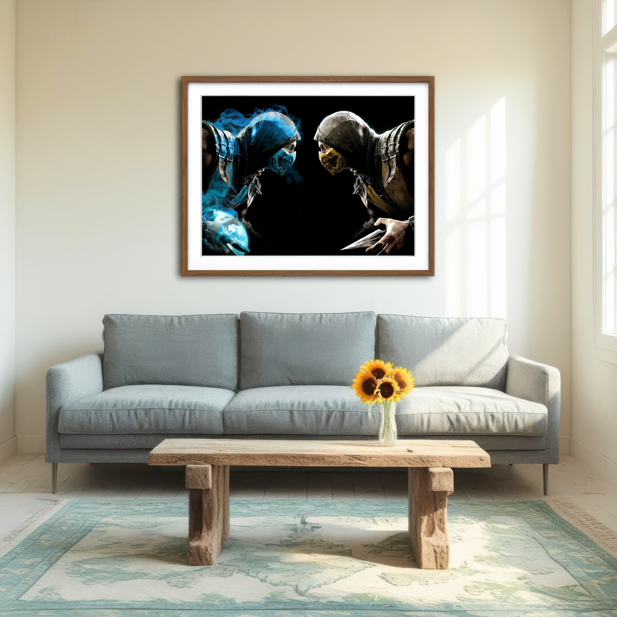 AUTO-MOCKUP ROOM | Mortal Kombat Wall Art